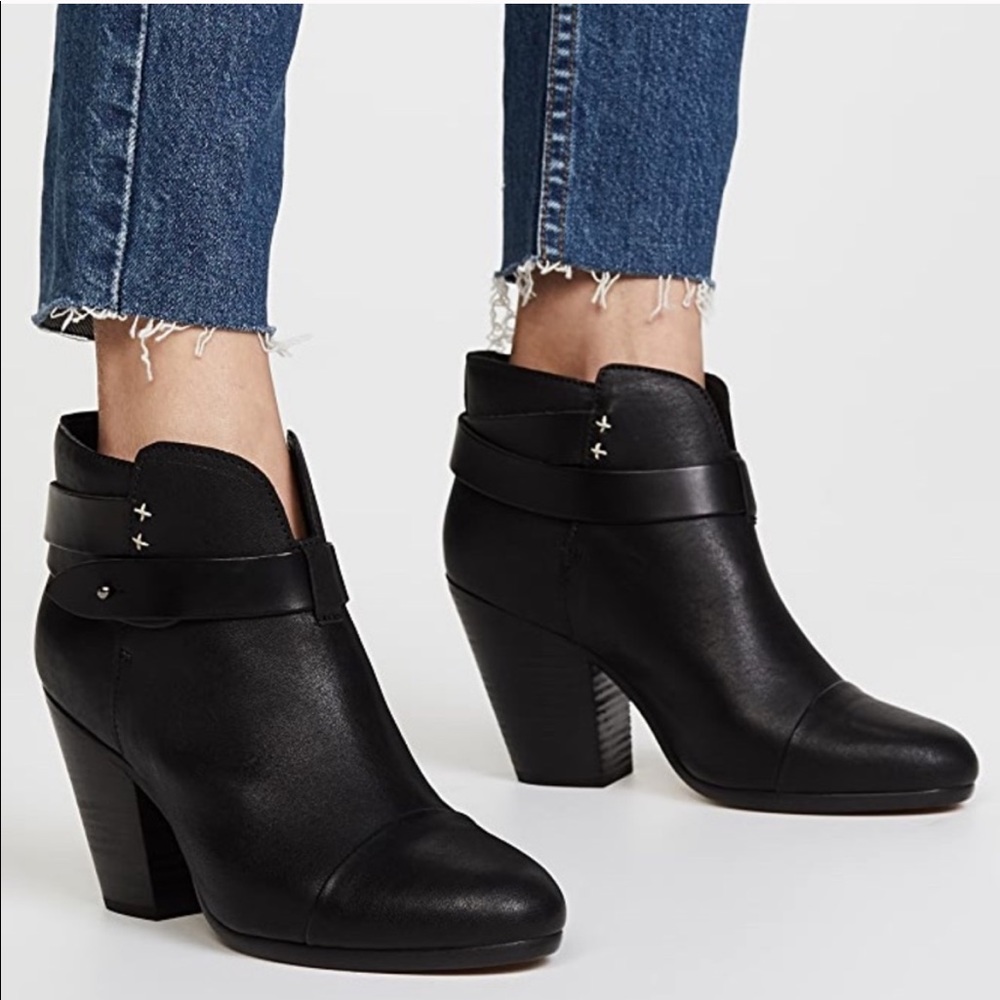 Rag & Bone Harrow Bootie in Black, sz 41